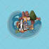 design cute animal cartoon character