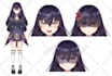 draw professional live2d vtuber model ready for rigging