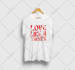 do minimalist typography t shirt design