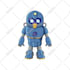 design cute robot character or mascot