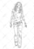 illustrate you as a zombie