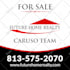 design creative real estate yard sign