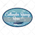 create custom beach logo summer mascot or tropical resort badge