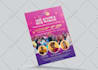 design door hanger, postcard mailer, dl flyer