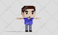 design and modeling assets in voxel art for games and nft
