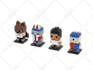 make custom bheadz model using lego bricks