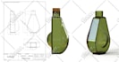 design glass bottles candle containers and glassware
