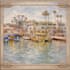 draw landscape drawing with watercolor painting illustration