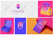 create extremely modern minimalist vibrant luxury business logo design