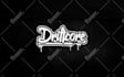 design dj, music, band, and typography logo