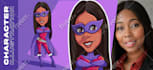 design a custom cartoon avatar logo from your face