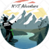 design mountain logo, adventure, outdoors, and camping