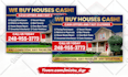 nice real estate postcard design