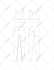 draw fashion illustration, technical flat drawing with color