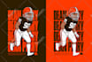 do sport player cartoon portrait illustration from photo