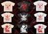 create custom design y2k grunge streetwear shirt design with mockup
