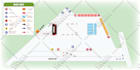 design festival maps, vector map illustrations, event maps