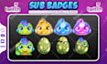 create custom twitch sub badges or emotes