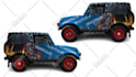 create professional racing car wrap design