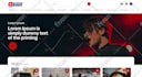 website design using HTML CSS javascript react mern stack