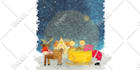 create hand painted watercolor children book illustrations