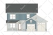 create a photorealistic 3d exterior rendering of your house