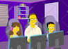 drawing simpsonized custom portrait