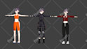 create 3d model character anime and stylized