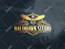 design 3d gold brand best timeless simple logo with copyright