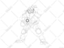 draw mecha robot armor character concept for you