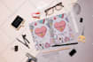 notebook, journal, planner cover and interiors design
