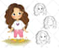draw unique children book illustrations for you