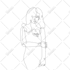 draw cute kawaii doodle illustrations for you