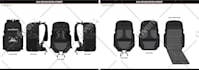 create bag design, backpack, handbag and bag tech pack