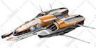 draw spaceship concept art or design a starship or scifi vehicle