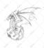 create dragon creature illustration,character design for you