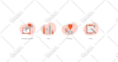 do unique and modern custom icon design