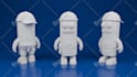 do 3d character modeling low poly for game asset, animation,and other in blender