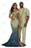 draw a custom african or nigerian wedding illustration in traditional attire