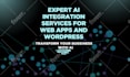 integrate chatgpt API into wordpress or wix  website