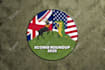 do retro vintage sticker design, badge, patch design and circular round logo