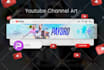 design youtube banners and logo