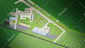 design a isometric 3d event map or illustrated maps