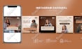 editable canva templates for instagram, linkedin carousel designs