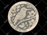 3d model of coin, buckle or medal