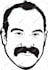 draw black and white vector portrait,silhouette or line art
