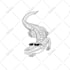 create a tattoo design using fineline and blackwork tattoo style