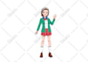 create anime style character design as your request