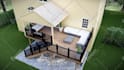 do 3d backyard landscape design patio pergola deck gazebo fireplace bbq kitchen