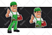 design modern mascot logo, cartoon, character